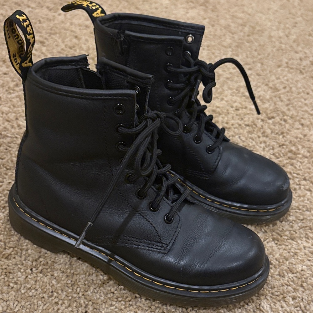 Dr. Martens Black Leather Boots
